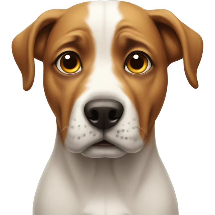Dog with pleading eyes emoji