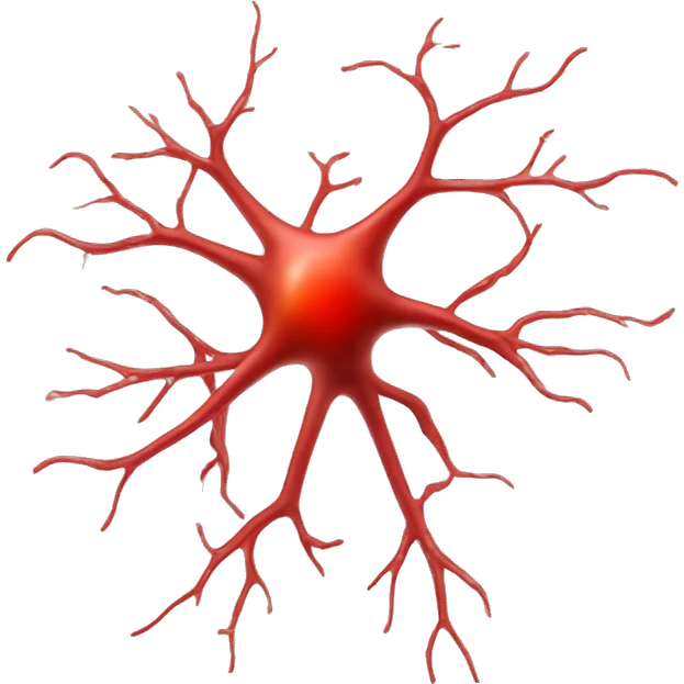 red neuron emoji