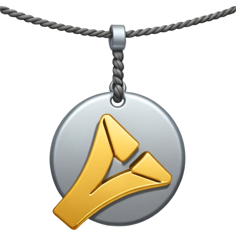 A string tied to a real quarter  emoji