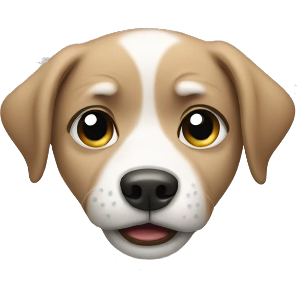 Crying dog emoji