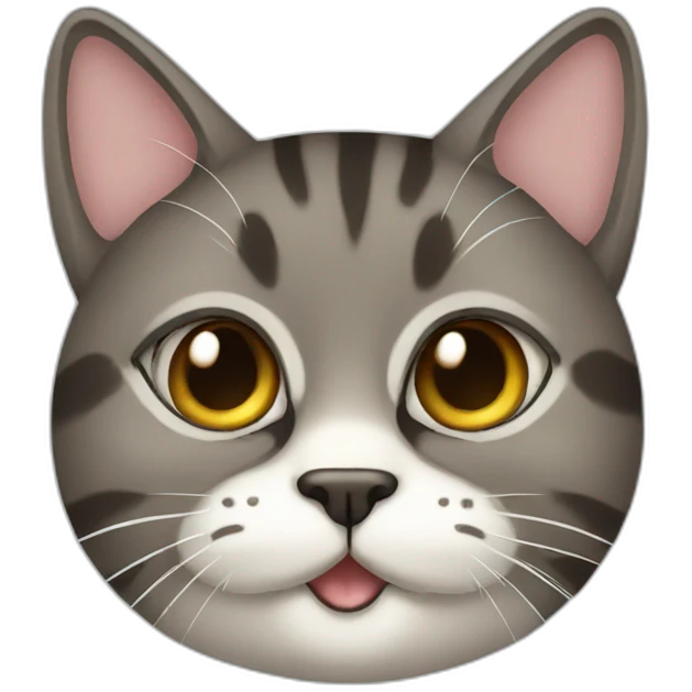 Cat with beard emoji