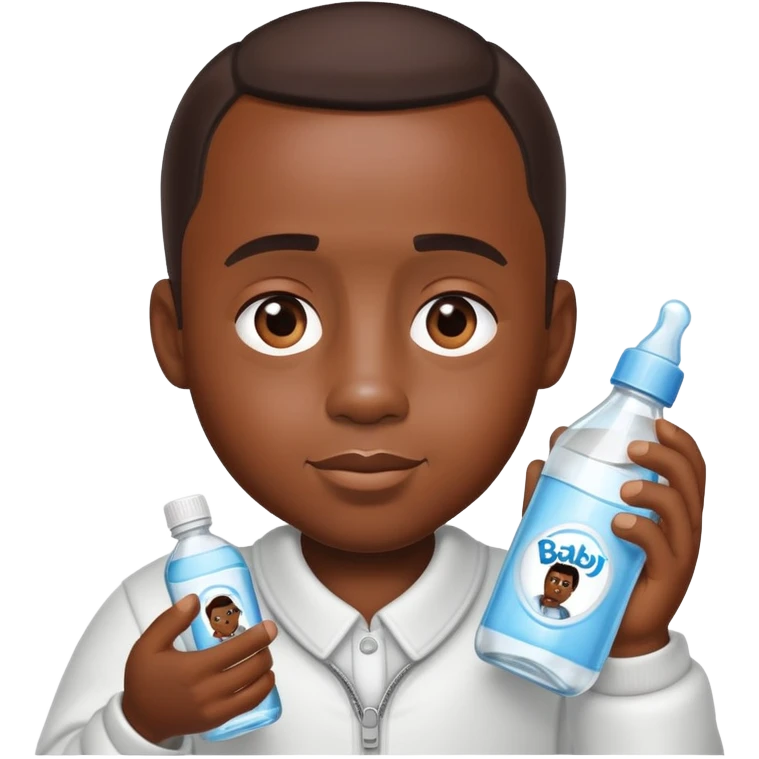 Diddy with baby oil in his hand emoji