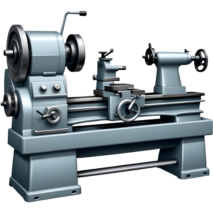 lathe machine, metalworking tool emoji