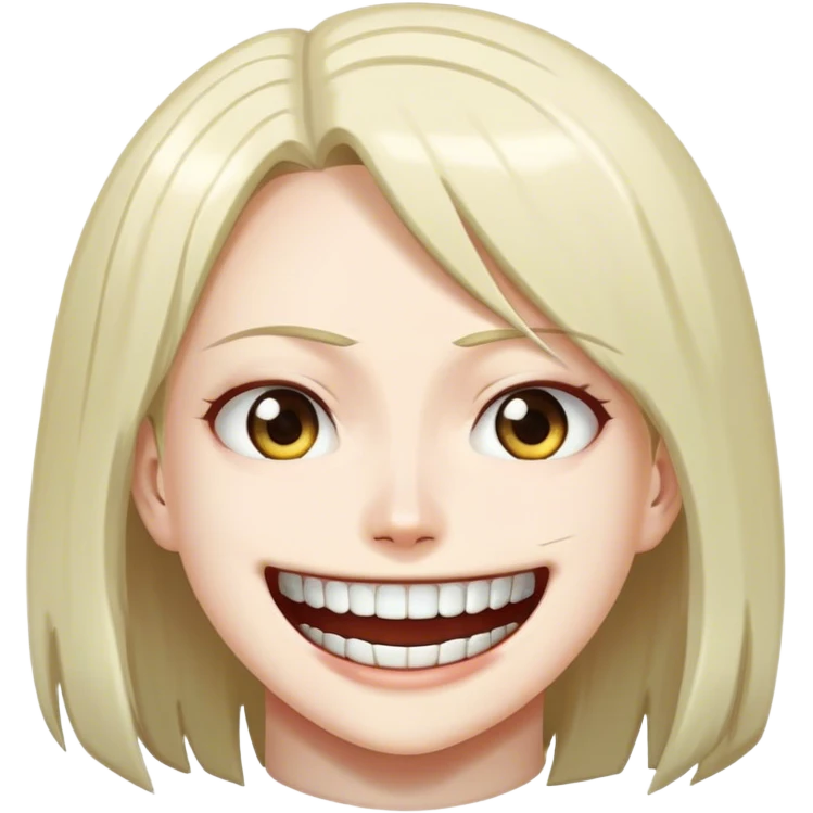 The attack on titan smile  emoji