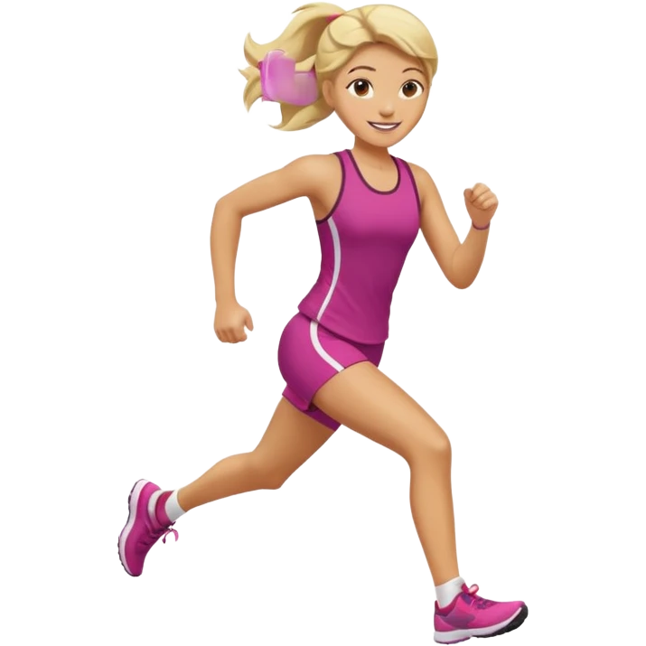 girl running emoji