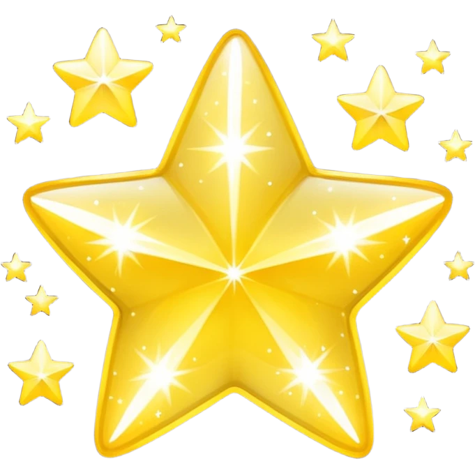 Sparkly stars emoji