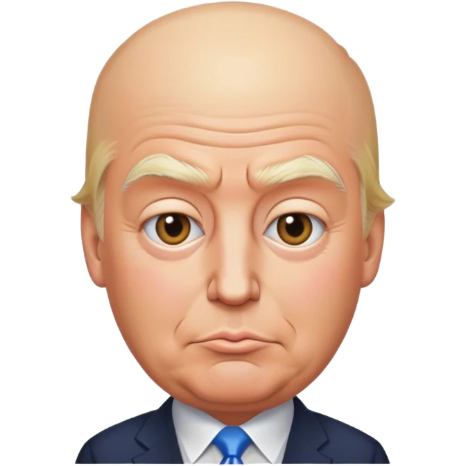 bald trump emoji