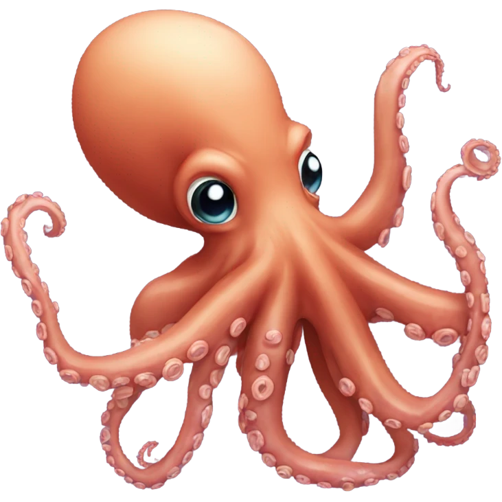 Octopus kissing  emoji