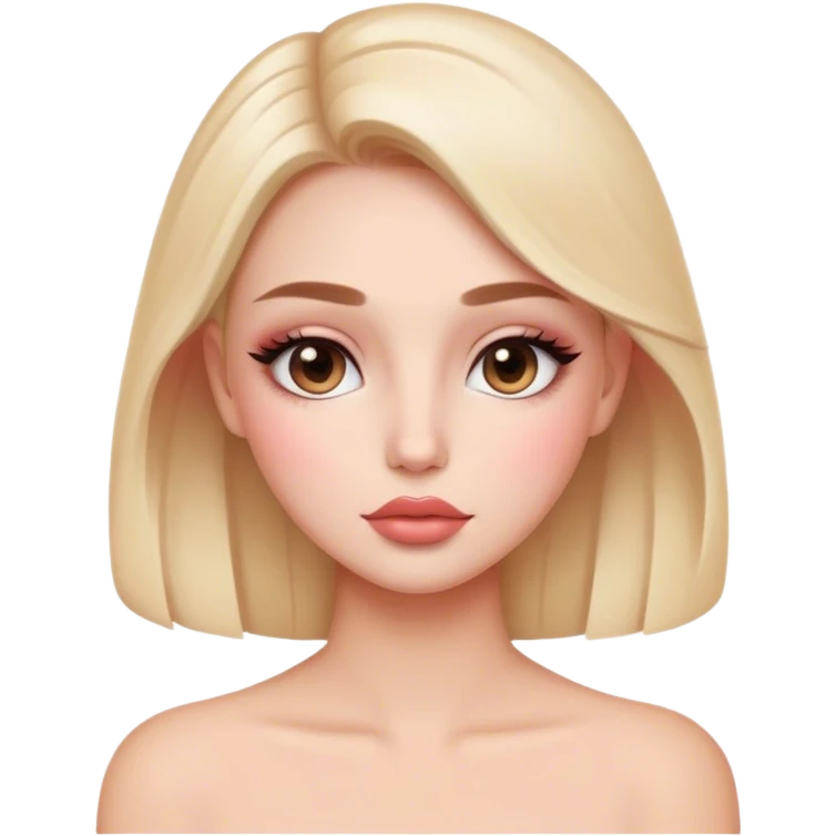 Clean girl makeup emoji