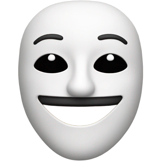 Anonymous mask emoji