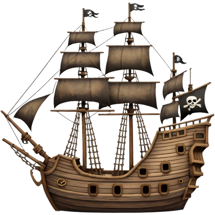 pirate ship emoji