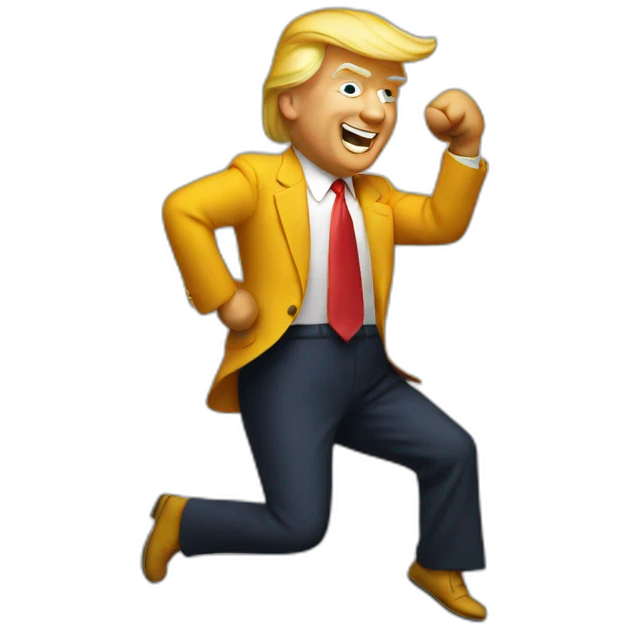 Donald trump dancing emoji