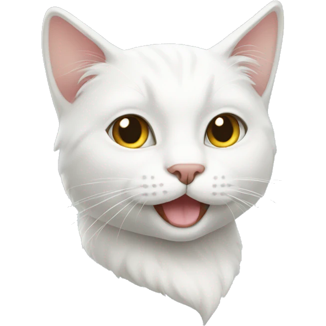 White cat emoji