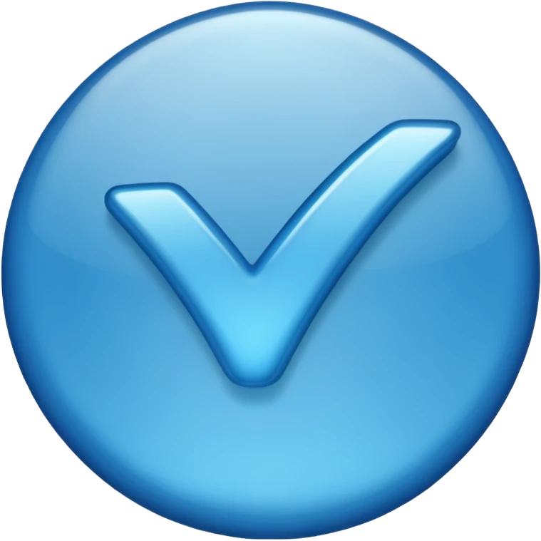 Check verificado de cuenta emoji