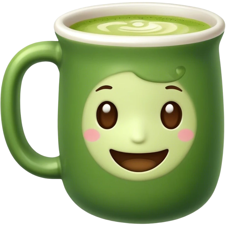 Matcha coffee emoji