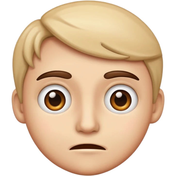 Mix of confused and smirk emoji