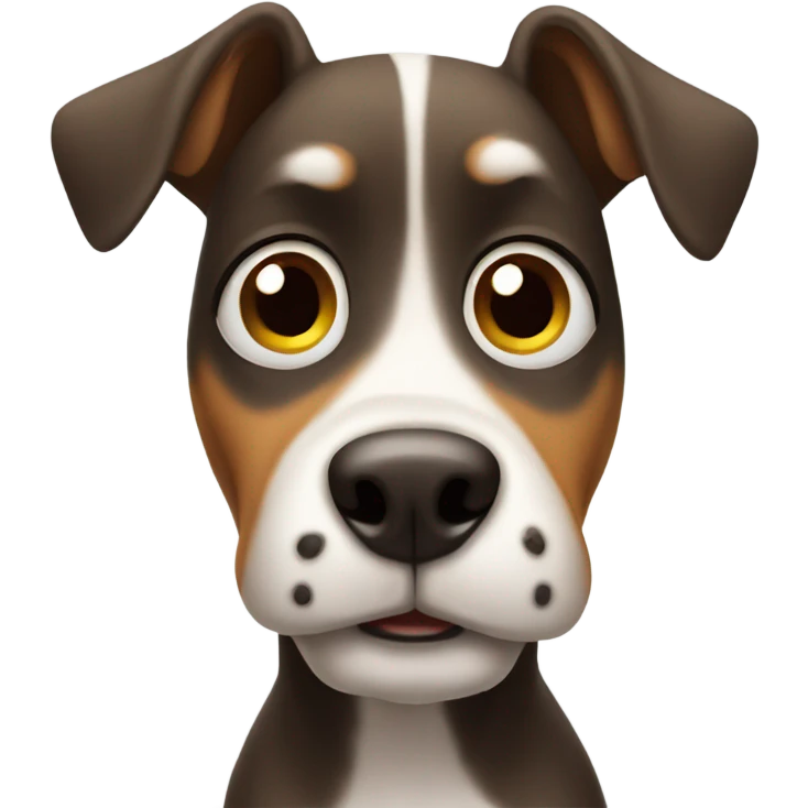 Confused dog emoji