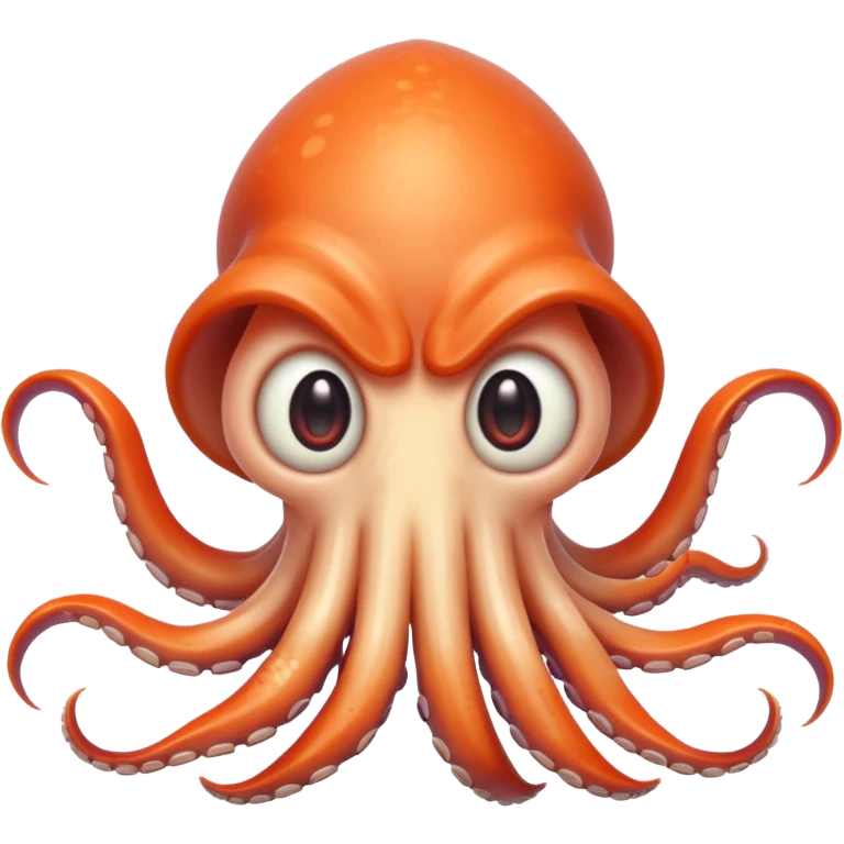 Squid we an evil smile emoji
