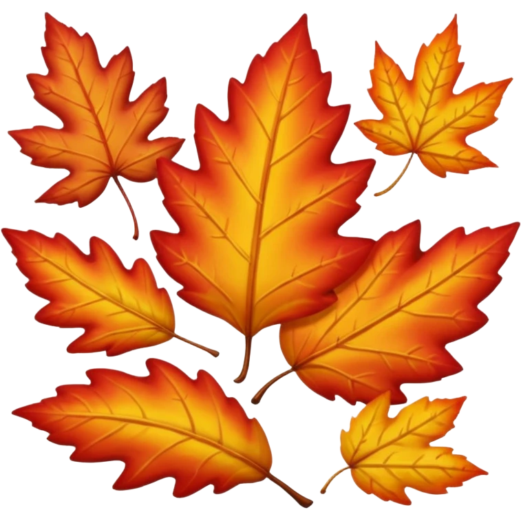 the fall season, emoji