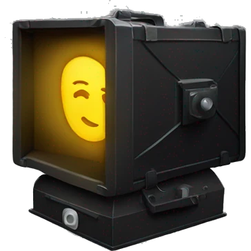 black box theatre stage light emoji