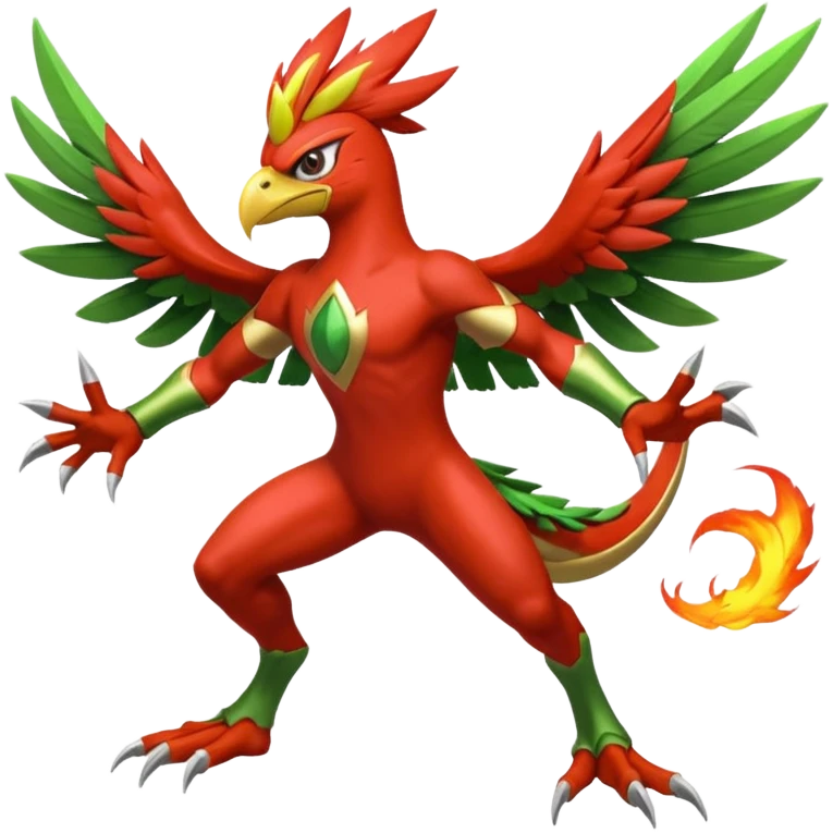 Blaziken-Sceptile-Hawlucha-fusion emoji