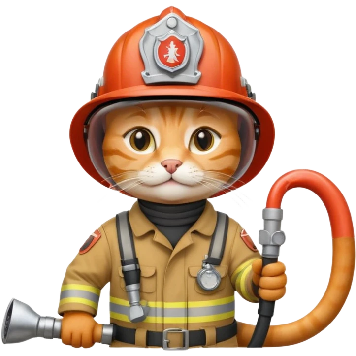 fireman cat emoji