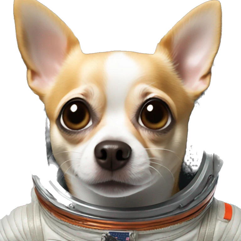 Chihuahua astronaut  emoji