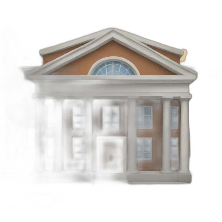 front of a school emoji