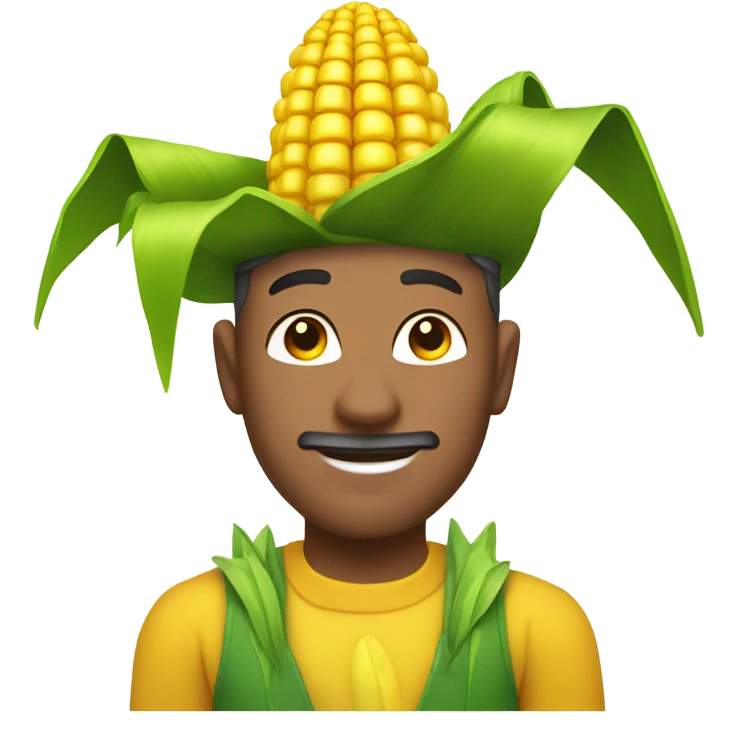 Corn man  emoji