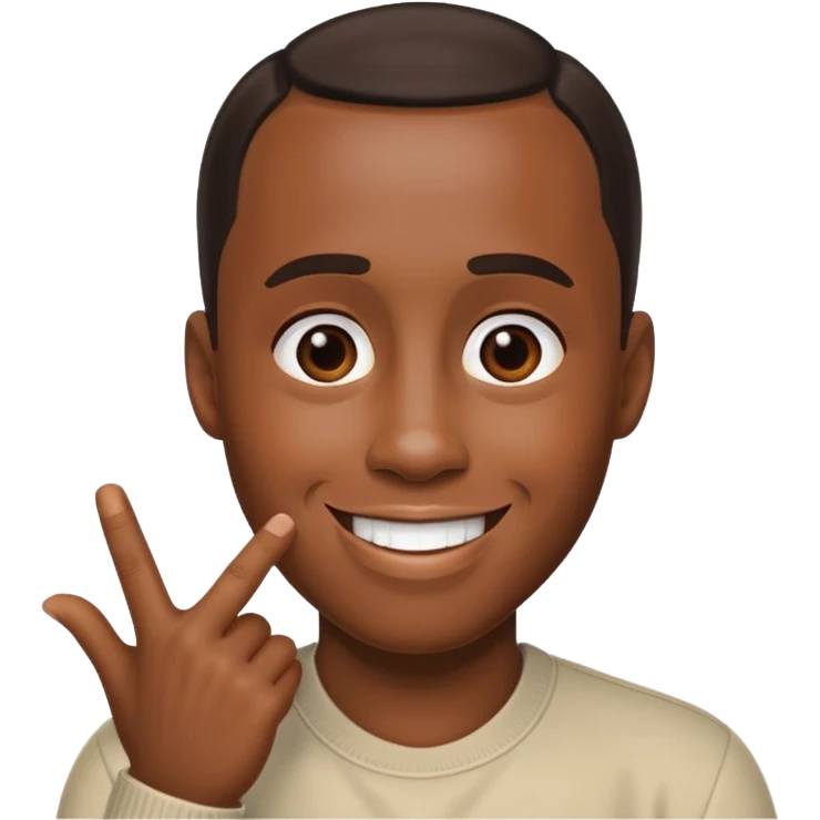 Diddy touching emoji