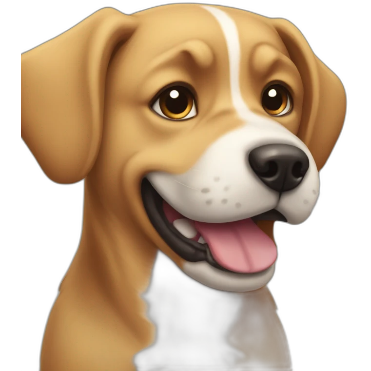 Dog saying no  emoji