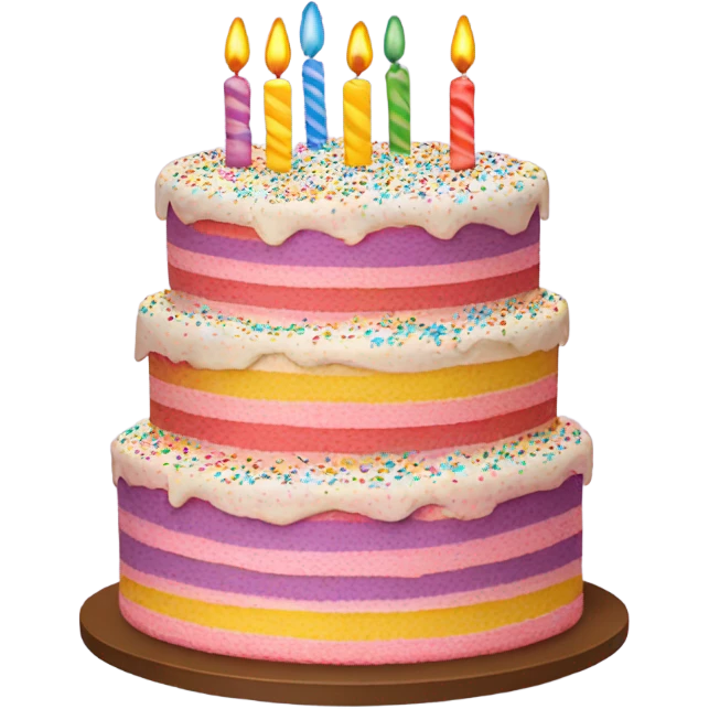 Birthday cake emoji