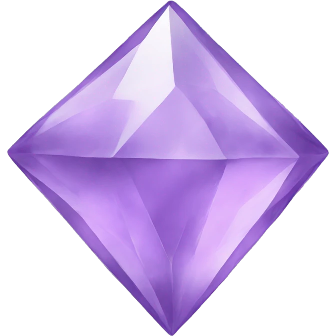 Light purple crystal  emoji