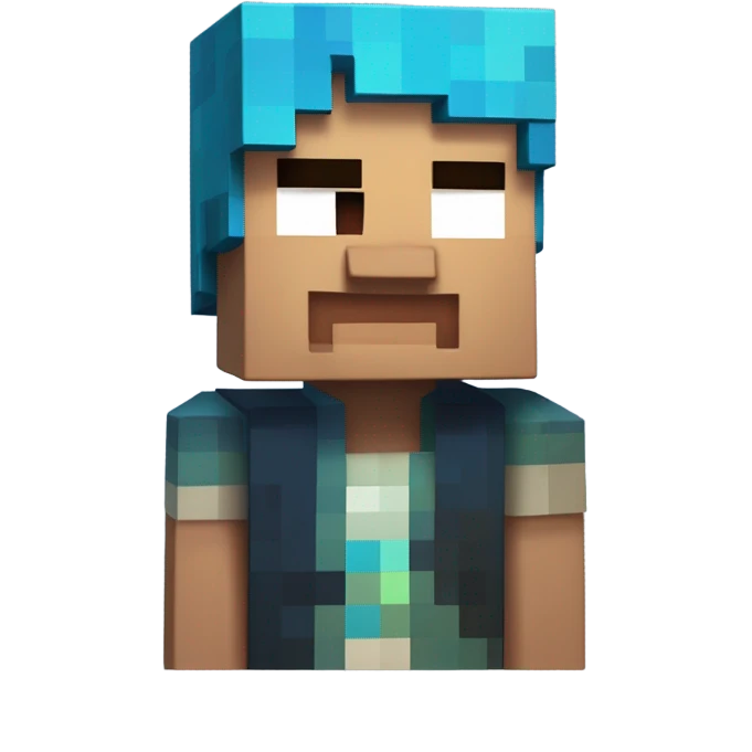 Minecraft Steve that’s sad emoji