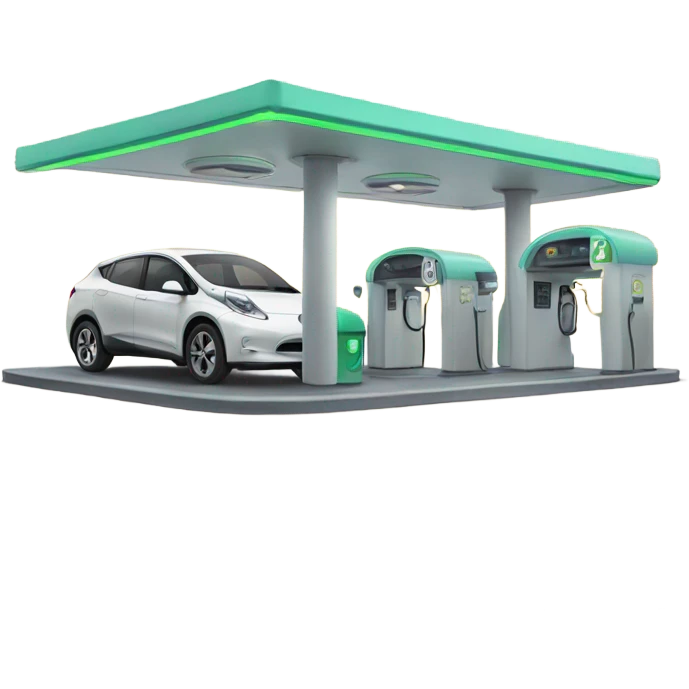 electric car station emoji