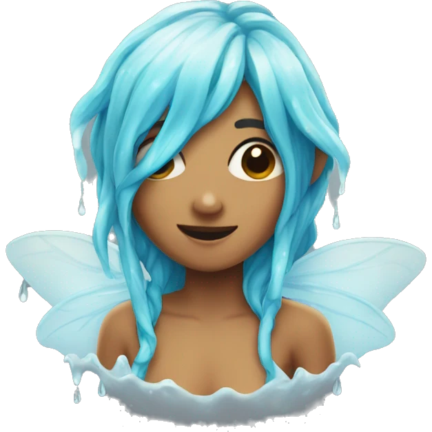 Wet fairy emoji