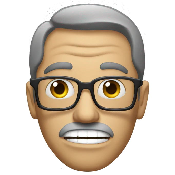 a psychopath at a computer
 emoji