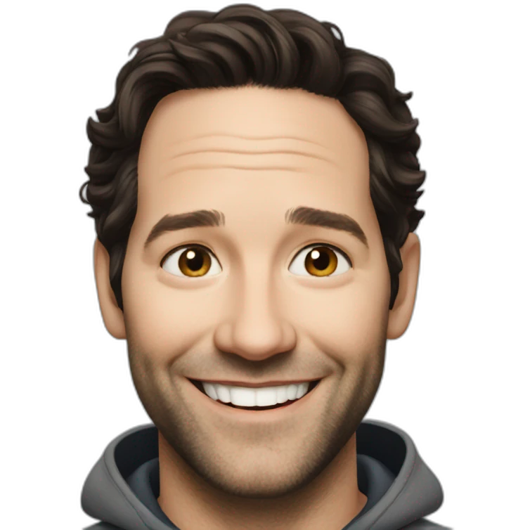 Paul rudd happy emoji
