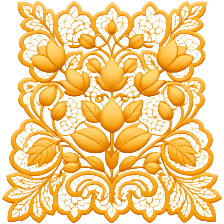  Lace fabric emoji