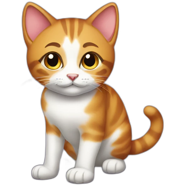 coquette cat emoji