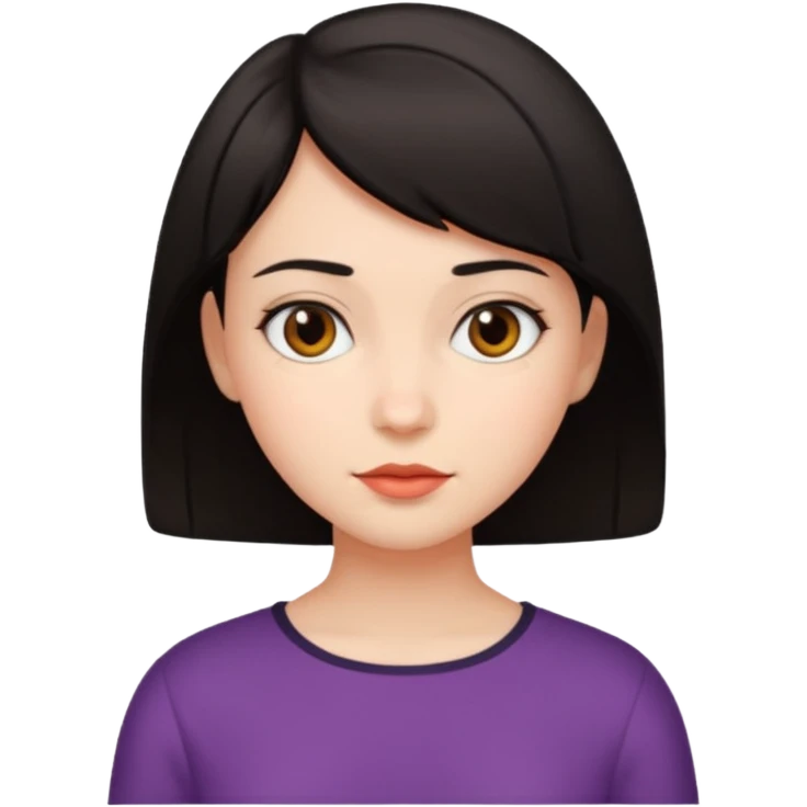 Chica con pelo corto  emoji