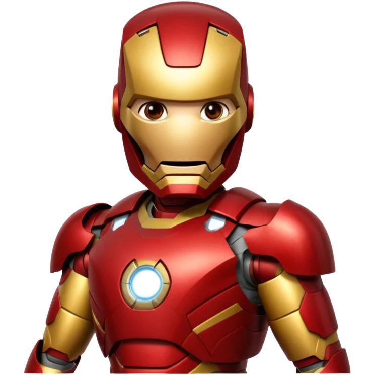 Create a laughing iron man emoji