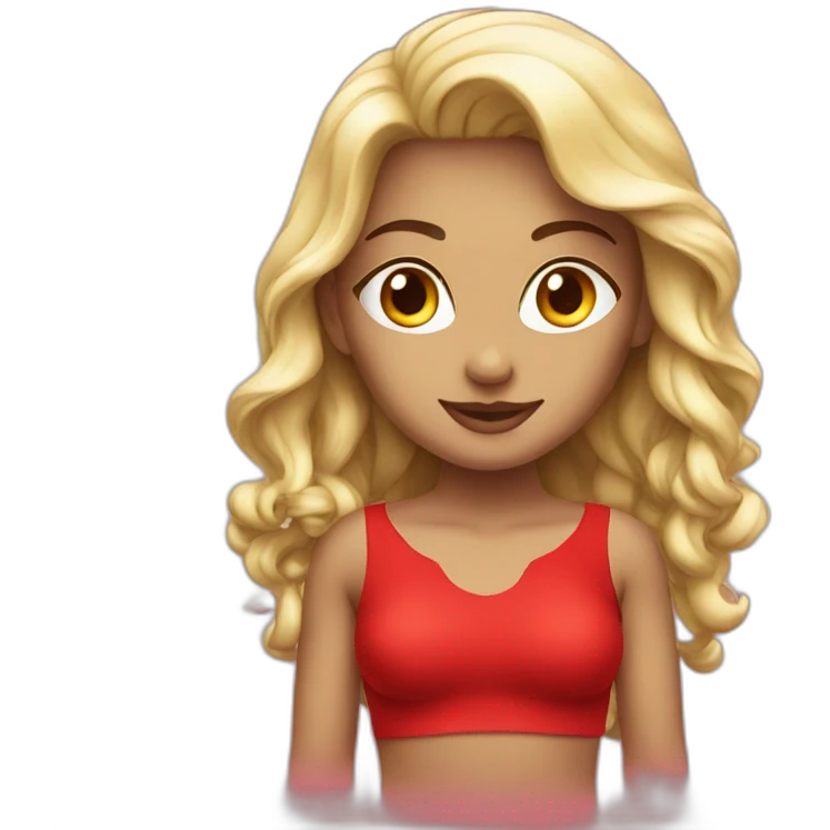 Sexy red emoji