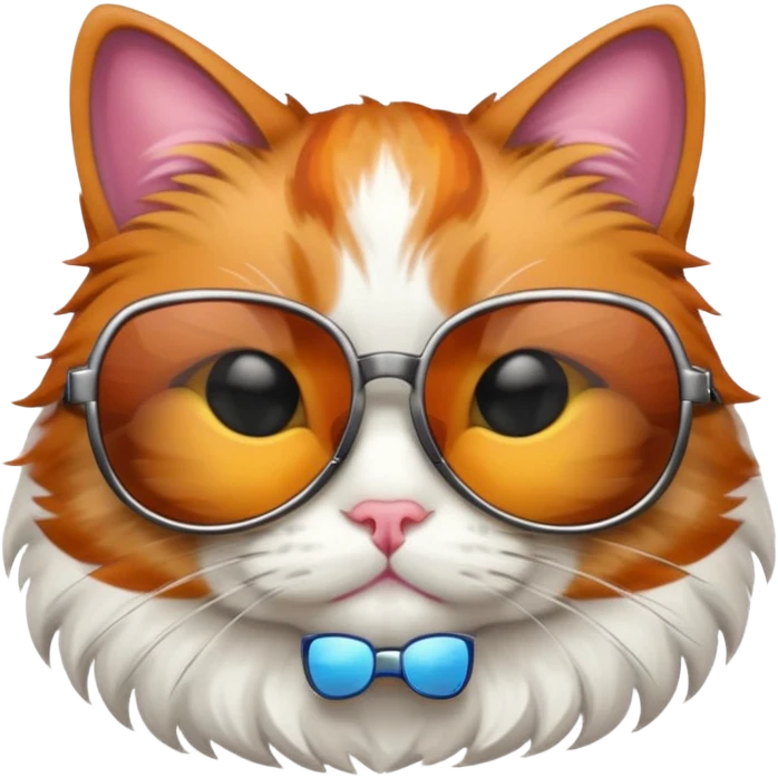 Cat wearing sunglasses emoji
