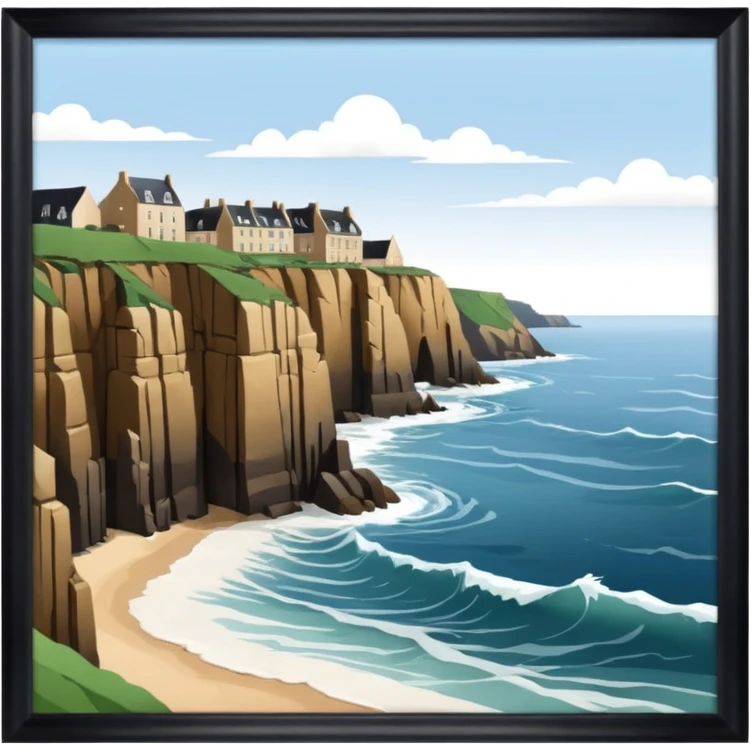 le cap hague normandy realistic emoji