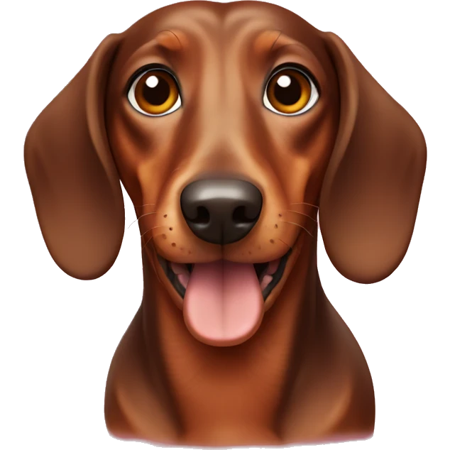 Brown Dachshund emoji