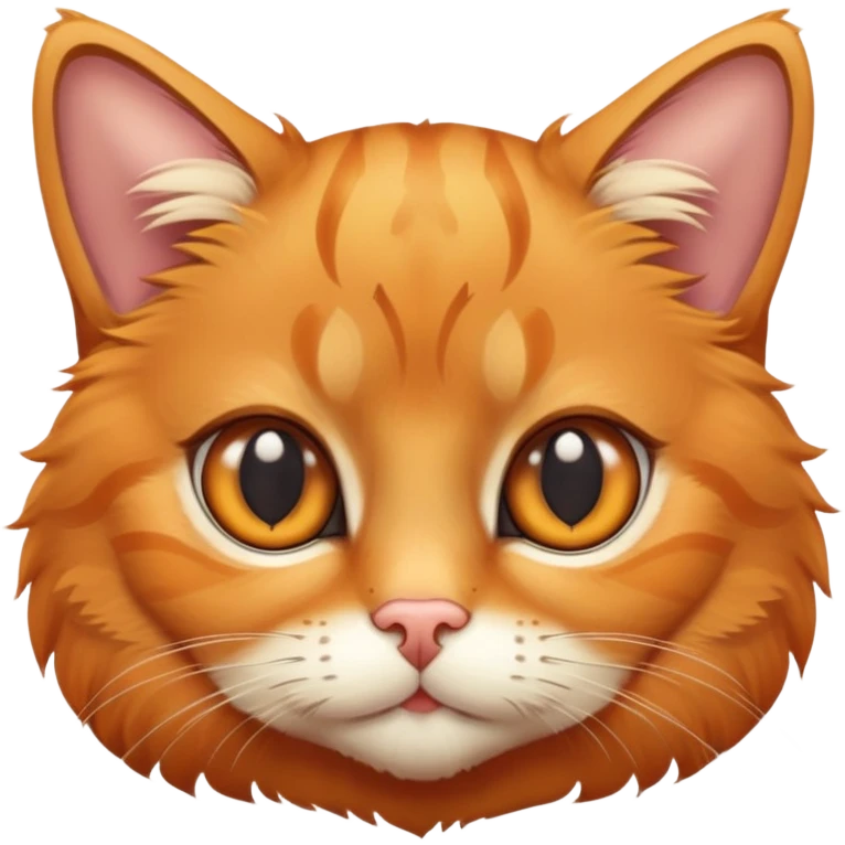 orange tabby cat with big eyes emoji