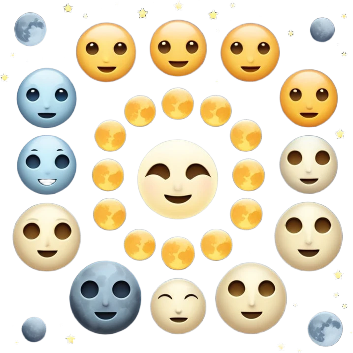 Moon Phases emoji