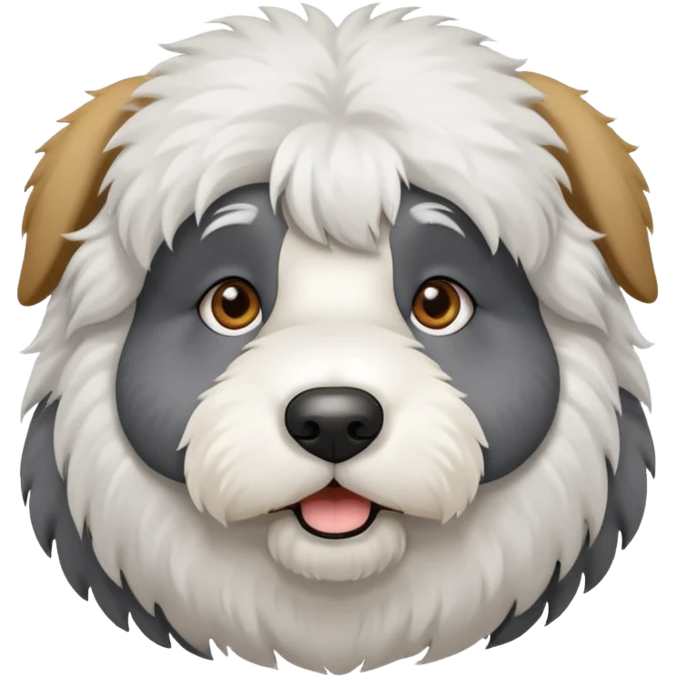 Perro viejo pastor inglés emoji