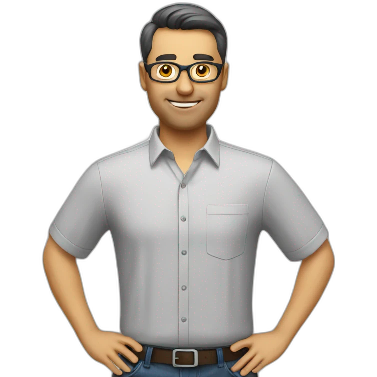 advisor with ? shirt emoji